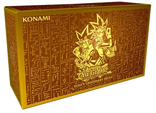 Konami 44510 - Yugi's Legendary Decks, Deutsch - Sammelkartenspiele: Decks & Sets mit 3 vorkonstruierte Decks, 3 Secret Rare Karten und exklusiven ägyptischen Götterkarten für das ultimative Spielerlebnis.