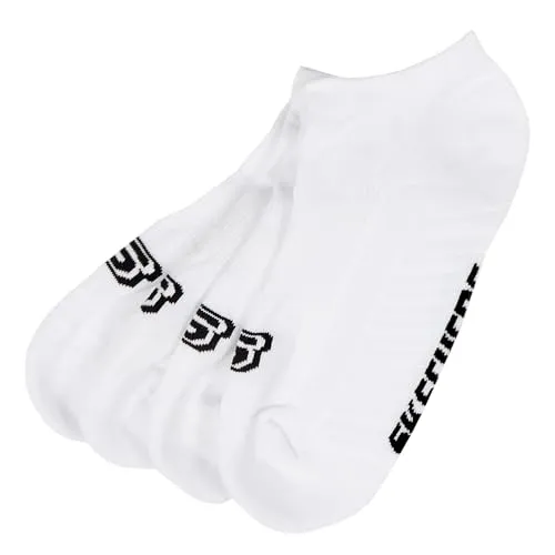 Skechers 2PPK Basic Cushioned Sneaker Socks SK43024000-1000, Unisex socks, white, 39-42 EU