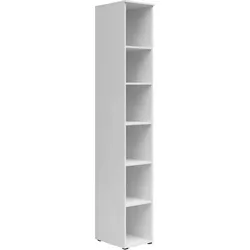 Regal Multistauraum Weiß - Elegantes Regal in Weiß für vielseitigen Stauraum, ideal für Bücher und Deko. Pflegeleichte Oberfläche und zeitloses Design machen es zur perfekten Ergänzung für jedes Zimmer.