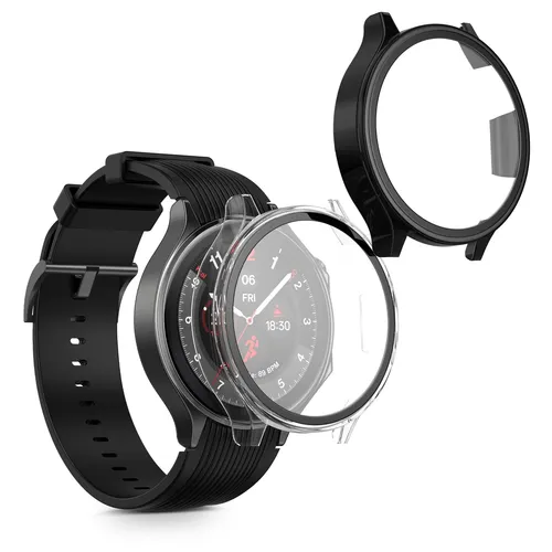 Hülle für OnePlus Watch 2 OPPO Watch X Silikon Fullbody Schutzhülle Case