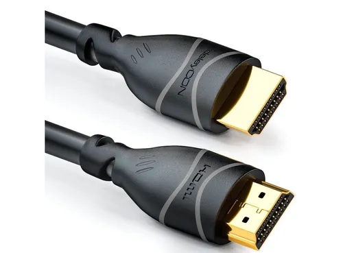 deleyCON deleyCON 1,5m HDMI Kabel HDMI 2.0 kompatibel 4K UHD 2160p FULL HD HDMI-Kabel