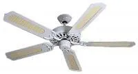 Helios DVAW130 Deckenventilator, antik, weiß - Eleganter 5-Blatt-Deckenventilator im typischen Casablanca-Design, ideal für stilvolle Räume. Wartungsfreier Motor mit geräuscharmen Kugellagern sorgt für einen vibrationsarmen Betrieb.