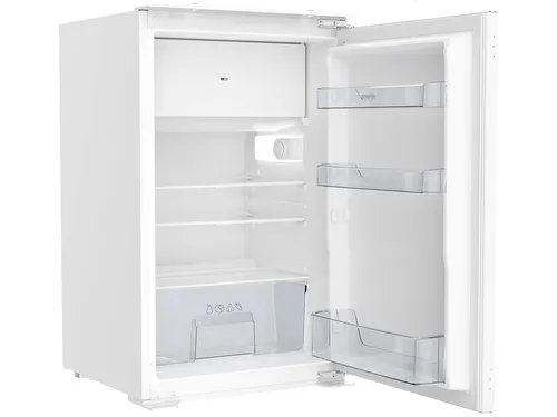 Gorenje EB-Kühlgerät Schlepptür RBI 409EP1 - Einbau-Kühlschrank mit 118 Litern Volumen und energiesparender E-Klasse, ideal für frische Lebensmittel. Mit LED-Beleuchtung und vielseitigen Ablagemöglichkeiten für optimalen Stauraum.