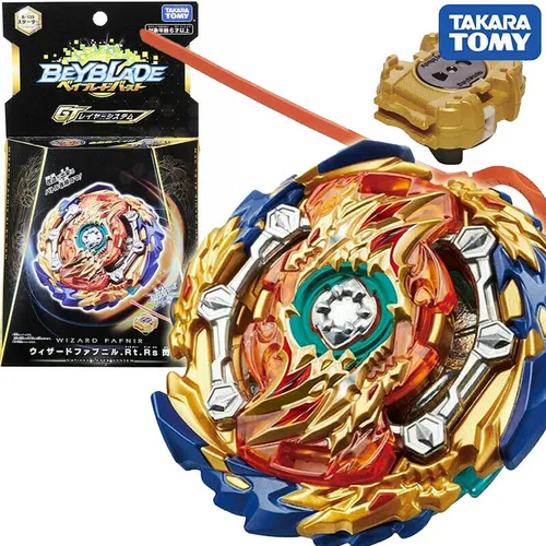 TAKARA TOMY Wizard Fafnir.Rt.Rs w Launcher Burst Beyblade GT Booster B-139 NEU