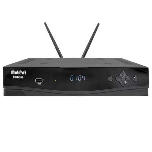 Mutant HD66 SE 4K UHD Linux E2 Combo-Receiver - 1x DVB-S2X, 1x DVB-C T2, PVR, WiFi und LAN, leistungsstarker Prozessor für ruckelfreies Streaming