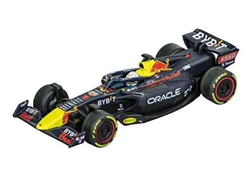 Carrera GO!!! Red Bull Racing RB18 Verstappen No.1 I Rennbahnen und lizensierte Slotcars | bis zu 2 Spieler | Für Jungs und Mädchen ab 6 Jahren & Erwachsene