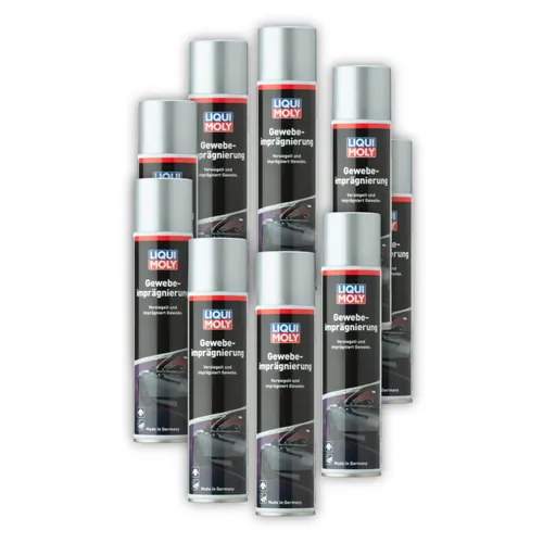 9x 400ml LIQUI MOLY 1594 Imprägnierspray Gewebeimprägnierung Imprägnierung