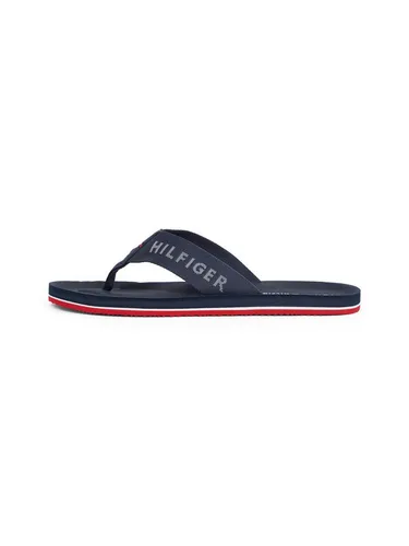 Tommy Hilfiger COMFORT HILFIGER BEACH SANDAL Zehentrenner, Badeschuh, Schlupfschuh mit Logoschriftzug