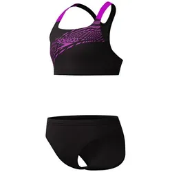 Speedo Bustier-Bikini Bikini (Set, 2-St) schnell trocknend lila 152 (146)