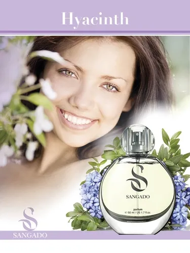 Sangado Hyacinth 706 EDP Eau de Parfum für Damen 50ml - 50 ml Eau de Parfum mit blumiger Note, sorgt für langanhaltenden Duftgenuss und verleiht jedem Auftritt eine besondere Note.
