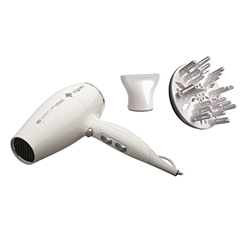 Gama Italy Professional Phon Diamond Ion Haartrockner - Leichter und leiser Haartrockner mit 2300 W Leistung, 6 Kombinationen für optimale Ergebnisse und kompaktem Design – ideal für den täglichen Einsatz.