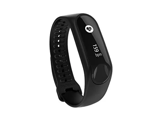TomTom BV Aktivtäts-Tracker Touch Cardio Fitness Tracker (Black - Large), Schwarz, L, 1AT0.002.01
