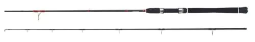 WFT Lord of The Fjord Salzwasser-Spinnrute, 2,20m, Kohlefaser, 2-teilig, LTC Sport Ringe, Moosgummi-Griff, für Bootsangeln, Zielfischruten für Norwegen (Dorsch)