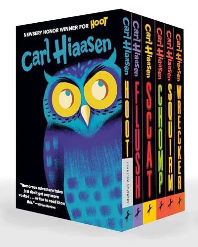 Hiaasen 6-Book Paperback Boxed Set: Hoot; Flush; Scat; Chomp; Squirm; Wrecker - Bücher, spannende Abenteuer für junge Leser, ideal zum Vorlesen oder Selbstlesen, im praktischen Paperback-Format.