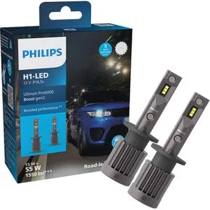 Philips 2x Glühbirne P14.5s Umrüstung H1 auf LED 11258U60B2X2 - Effiziente Kfz-Beleuchtung mit 2x Philips LED Glühbirnen für eine verbesserte Sichtbarkeit und längere Lebensdauer. Herstellergarantie: 2 Jahre.