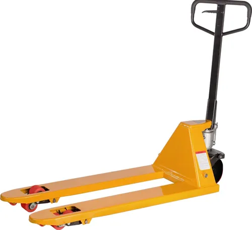 pro-bau-tec Handhubwagen hydraulisch 2500 kg - Leistungsstarker Transportwagen - Transportgeräte & Rampen, ideal für schwere Lasten bis 2500 kg, sorgt für müheloses Heben und Bewegen von Waren.