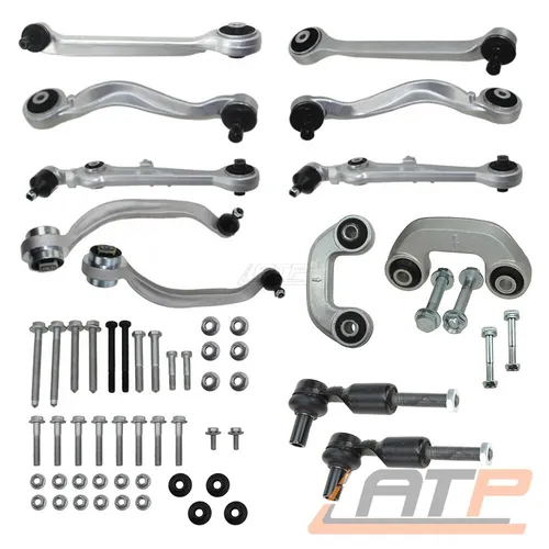 Querlenker Satz 12-tlg. vorne für Audi A4 B5 A6 C5 VW Passat - Hochwertiger 12-teiliges Set für eine präzise Passform und einfache Montage. Ideal für die Aufhängungsteile von Audi und VW, sorgt für optimale Fahrsicherheit und Stabilität.