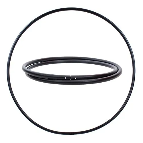 Hoopomania Hula Hoop Rohling steckbar - Fitness selbst gestalten - Bauchtrainer & Rückentrainer - Ideal für Fitnessübungen mit hohem Gewicht und einfachem Transport durch das One Click System. 100% Qualität, Made in Germany.