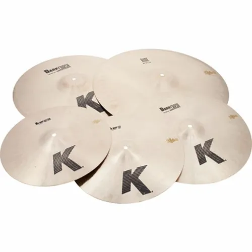 Zildjian K-Series Profi Promo Pack - Becken Set der K-Serie, bestehend aus 14" Hi-Hat und 3 Crashes, ideal für professionelle Drummer, die den legendären Klang der meistverkauften Beckenserie weltweit suchen.