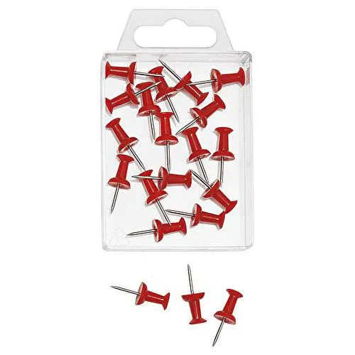 WEDO Pinnnadeln 20St Diabolo rot