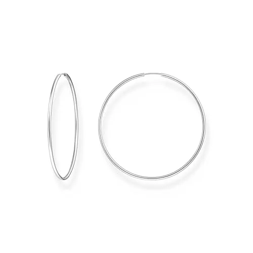 Thomas Sabo Creolen groß 925 Sterlingsilber CR729-001-21 - Ohrringe für Damen aus hochwertigem 925er Sterlingsilber, perfekt kombinierbar mit anderen Schmuckstücken von Thomas Sabo. Ein stilvolles Geschenk für jeden Anlass!