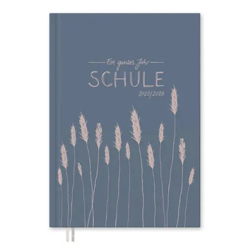 Eine der Guten Verlag Lehrerkalender Lehrerplaner 2025 2026 - A4, blau rosa, 1 Doppelseite / Woche, Schuljahr 25/26, 224 S. Hardcover, klimaneutral