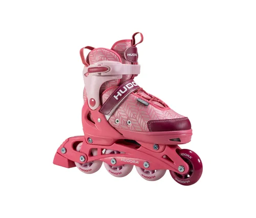 Hudora Inline Skates »Mia 2.0« - weinrot - Spielzeug: Größenverstellbare Inline Skates für Kinder, hoher Tragekomfort durch 4 zusätzliche Innensohlen und atmungsaktives Design für ein tolles Skaterlebnis.
