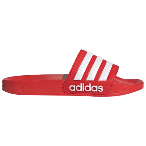 adidas Adilette Shower Slides vivid red - Bade- und Freizeitsandalen mit Cloudfoam Dämpfung für unschlagbaren Komfort. Ideal für Schwimmbad, Umkleide oder Zuhause.