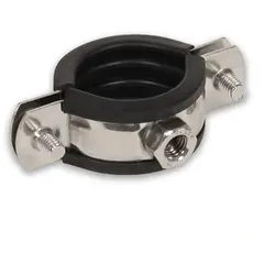 Edelstahl Schraubrohrschelle - zwei-Schrauben-Gelenkschelle, verschiedene Varianten (Ausführung: 87-92 mm M8/M10. 3'')