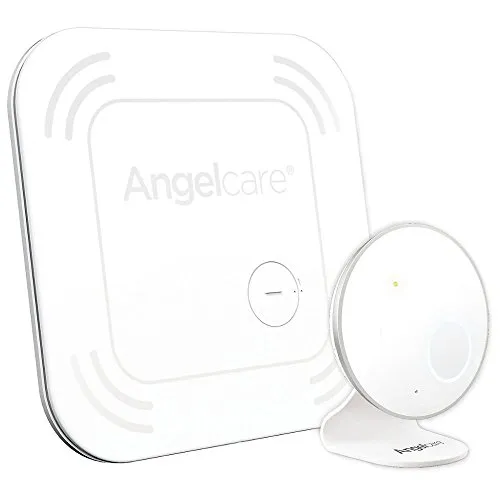 Angelcare A0017-DE0-A1022 Bewegungsmelder - Babyphone & Überwachung, wireless Sensormatte mit einstellbarer Empfindlichkeit, ideal zur Überwachung von Zwillingen in 2 getrennten Betten.