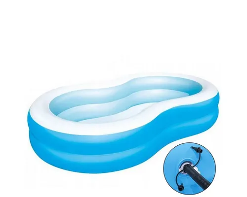 Planschbecken Familienpool Aufblasbarer Gartenpool 262x157x46 (A16)