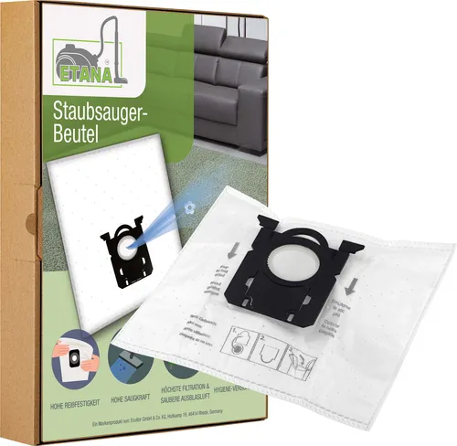 Etana Staubsauger-Beutel kompatibel mit Lidl Aquapur EL 860  - 30 Stück Staubbeutel