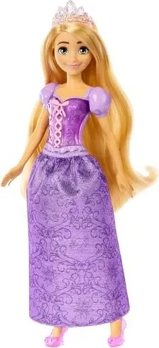 Disney Princess Puppe - Rapunzel Hlw02 - Beliebte Rapunzel Puppe aus Disney mit beweglichem Körper und langen blonden Haaren. Perfekt für kreative Rollenspiele und geeignet für Kinder ab 3 Jahren.
