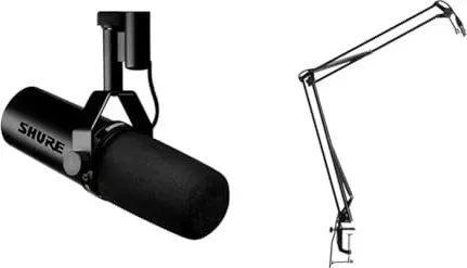 Shure SM7dB - Dynamisches Gesangsmikrofon - Mikrofone mit integriertem Vorverstärker, ideal für Podcasts und Studioaufnahmen, bietet bis zu +28dB Gain für perfekten Klang.