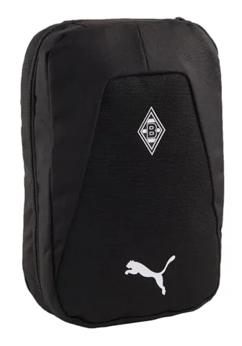 PUMA BMG Wash Bag Puma Black - Geräumige Kosmetiktasche für Fußballfans, ideal für Reisen und Badezimmer, Maße: 18 x 27 x 5,5 cm