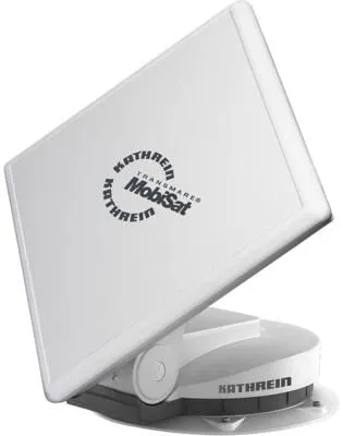 Kathrein CAP 650 GPS MobiSet 2 Twin - Vollautomatische HDTV Camping-Sat-Antenne - Satellitenschüssel für Außen mit motorisierter Rotation, ideal für Camping und Reisen, ermöglicht empfang von HDTV-Sendern überall.