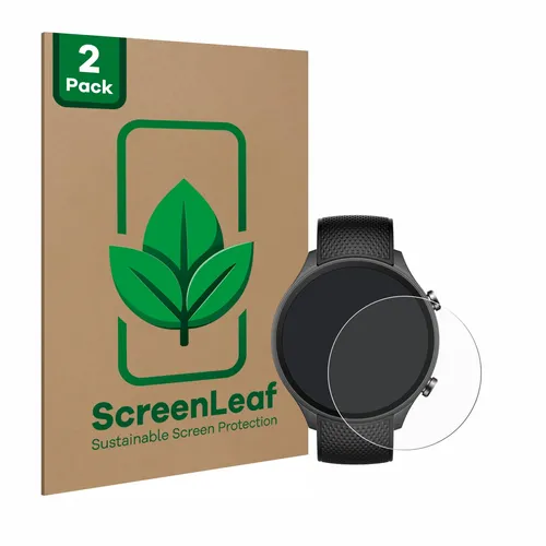 2x ScreenLeaf Displayschutzfolie für OnePlus watch 2R nachhaltig verpackt