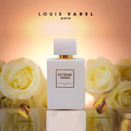 Louis Varel Extreme Amber Eau de Parfum Spray Unisex 100 ml - Unisex Eau de Parfum mit verführerischem Duft von Jasmin und Vanille, ideal für besondere Anlässe und tägliche Verwendung, hergestellt in Frankreich.