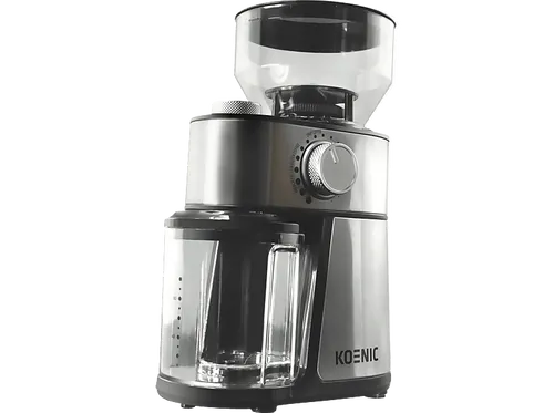 KOENIC KGC 2221 M Kaffeemühle mit Scheibenmahlwerk - Kaffeemühle mit 200 Watt Leistung und hochwertigem Scheibenmahlwerk für perfekten Kaffeegenuss. Ideal für Kaffeeliebhaber!