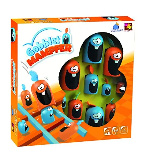 Asmodee | Blue Orange | Gobblet Mampfer | Kinderspiel | Brettspiel | 2 Spieler | Ab 5+ Jahren | 5+ Minuten | Deutsch | Mehrsprachig