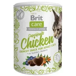 BRIT CARE Cat Snack Superfruits Chicken 100g - Getreidefreier Leckerbissen für Katzen, mit Superfruits und 5% Rabatt-Code BRIT-5