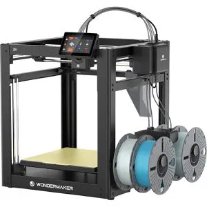 3D Drucker ZR (Grau) - Der WonderMaker ZR bietet kabellose Konnektivität und präzise Druckqualität, ideal für kreative Projekte und professionellen Einsatz.