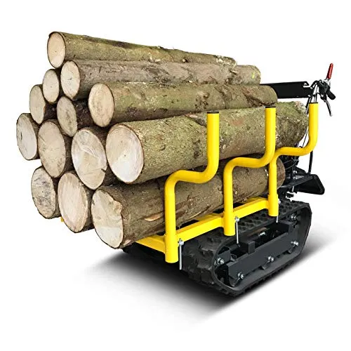 BAMATO Mini Raupendumper MTR-300H - 300 kg Zuladung, 6,5 PS und 6-Gang Getriebe, ideal für enge Baustellen und unwegsames Gelände