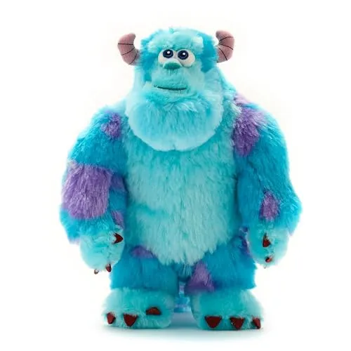 Disney Store Sulley Kuscheltier, Die Monster AG, 24 cm - Stofftier aus Die Monster AG mit flauschig weicher Oberfläche und wattierten Hörnern, ideal zum Kuscheln und Spielen, geeignet ab Geburt.