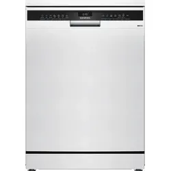 Siemens iQ300 SN23EW03KE Geschirrspüler, freistehend, 60 cm, Weiß - Der Siemens Geschirrspüler SN23EW03KE bietet Platz für 13 Maßgedecke und überzeugt mit der varioSpeed+ Funktion für schnelles Spülen. Steuern Sie Ihr Gerät bequem über die Home Connect-App.