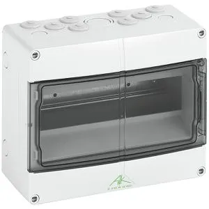 Spelsberg Aufputz Verteilerkasten - 12 Teilungen, ideal für flexible Installation und optimale Raumnutzung