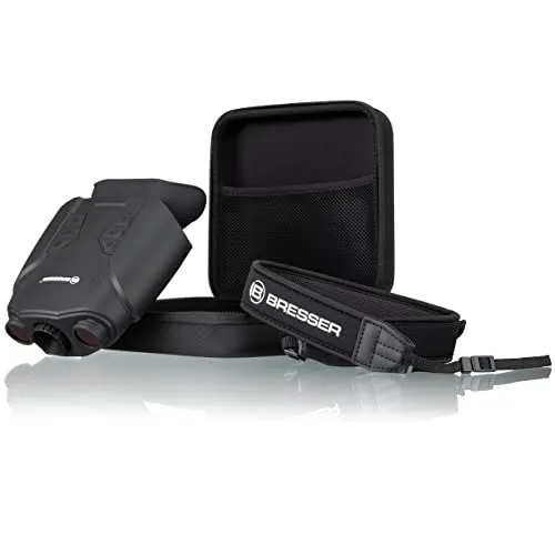 Bresser Digital Nachtsichtgerät 3x Nightlux 200 Pro - Nachtsichtgerät mit 3-facher Vergrößerung und 7-stufigem Infrarotlicht, ideal für Foto- und Videoaufnahmen bei Nacht.