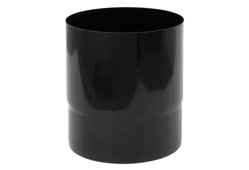 Rauchrohr / Ofenrohr Emaille 150mm - Schwarz D150 - Kaminrohre aus hochwertigem Stahlblech, temperaturbeständig bis 600°C, ideal für sichere und effiziente Abgasführung.
