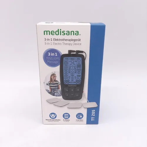medisana TENS und EMS Gerät – Elektrotherapie für Schmerztherapie und Muskelentspannung - Muskel- & Nervenstimulationsgeräte: Effektive Schmerzlinderung und Muskelaufbau mit 60 Programmen und benutzerfreundlichem Design – ideal für individuelle Therapie!