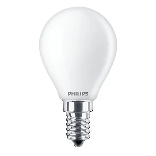 Philips LED Filament Leuchtmittel P45 Tropfen 6,5W E14 - Energieeffizientes LED Leuchtmittel im Tropfenformat, warmweißes Licht mit 806 lm, ideal für gemütliche Beleuchtung. Hohe Lebensdauer von bis zu 19.999 Stunden.